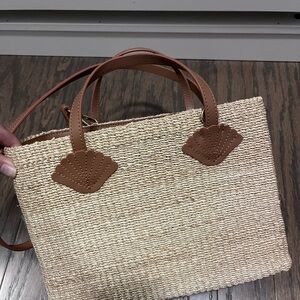 REVOLVE The St. Tropz Mini Tote in Natural